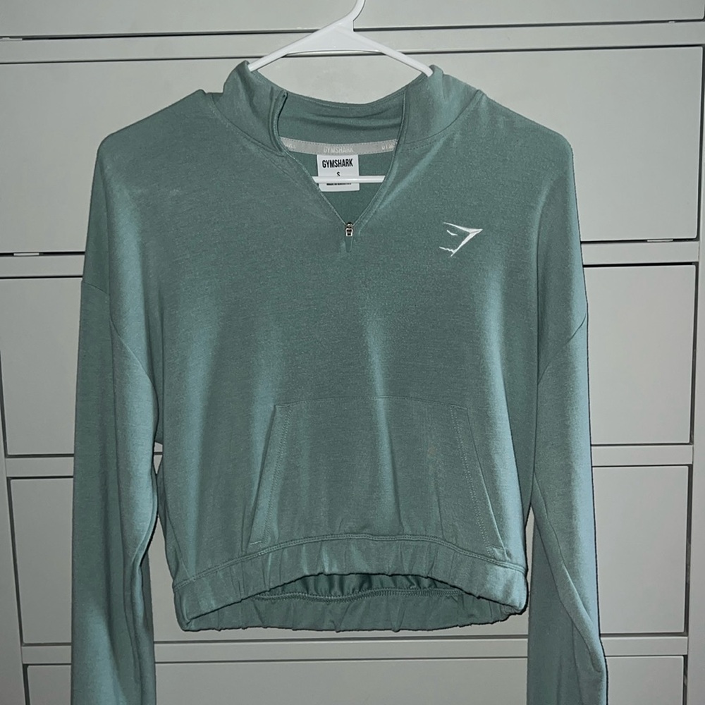 Gymshark cropped quarter zip